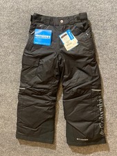 Columbia Bugaboo Snow Pants Youth XS TP Omni-Heat Outgrown Insulated Black Ski
