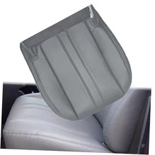  Driver or Passenger Side Bottom Replacement Leather Seat Cover Pewter Gray