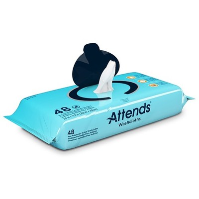 Attends  Scented Personal Cleansing Wipes with Aloe and Vitamin E