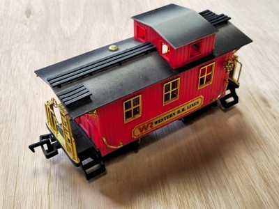 Vintage New Bright Western R.R. Linien Spur G Dienstwagen - gebraucht - Spur G