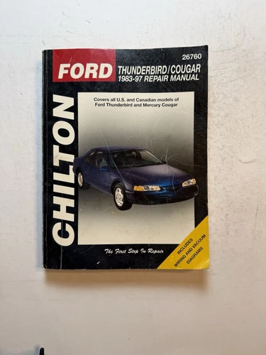 Ford Thunderbird 1983-1997 Shop Service Repair Manual Wiring Diagrams Engine DYI
