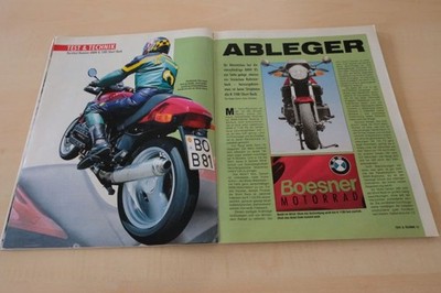Motorrad 16/1993 BMW K 1100 Short Back von Boesner mit 100PS im TEST auf 3 Seite