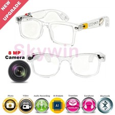 6K AI Smart Glasses with 100MP Camera AI Touch Sport Sunglasses