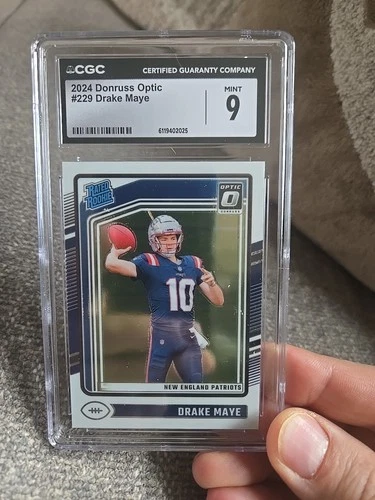 2024 Panini Donruss Optic - Rated Rookie Drake Maye #229 (RC) CGC 10