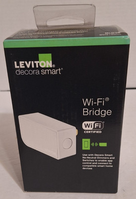 Leviton Decora WiFi Smart Smart-Enabled Bridge White 1-pk NIB FREE SHIP