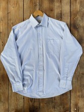 Yves Saint Laurent Vintage Check Classic Dress Shirt Size 40/41