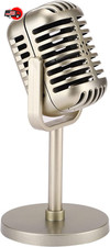 Microphone Vintage Look Old Style Dynamic Vocal Classic Retro Studio Stage Voice
