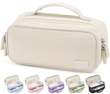 Large Pencil Case Pouch Soft Corduroy Pencil Bag with Handle Cute Pen Case 5 ...