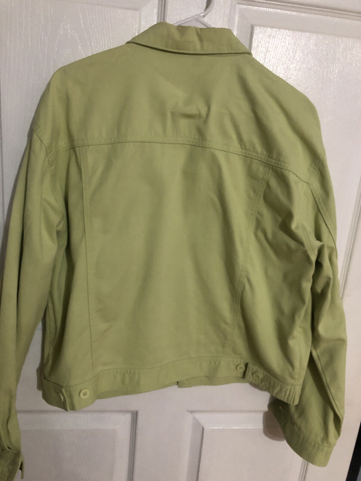 Large Talbots Light Lime Green colored denim Jean… - image 3