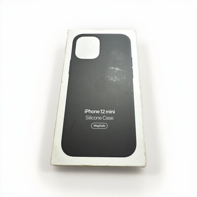 Apple Silicone Case with MagSafe for iPhone 12 mini - Black