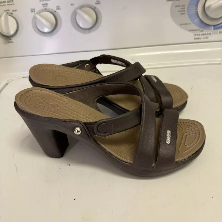 Crocs clearance heels online