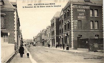 CPA CAYEUX-sur-MER - L'Avenue de la Gare vers le Centre (295271)