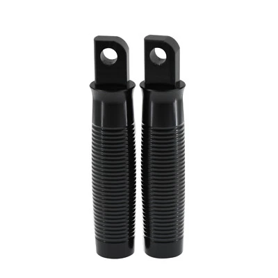 Repose-pieds CNC de billette noire adaptés le de montage masculin pour Harley - Photo 1/3