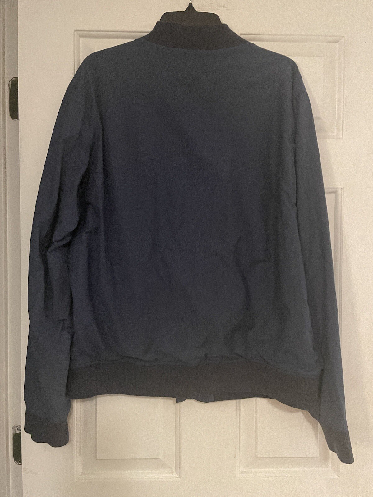 Faherty Bomber Jacket Men Large Blue Gray Full Zip - image 12