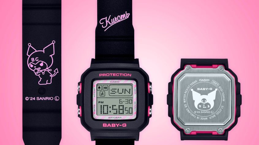 CASIO BABY-G＋PLUS BGD-10KKM-1 Kuromi Collaboration Model Women