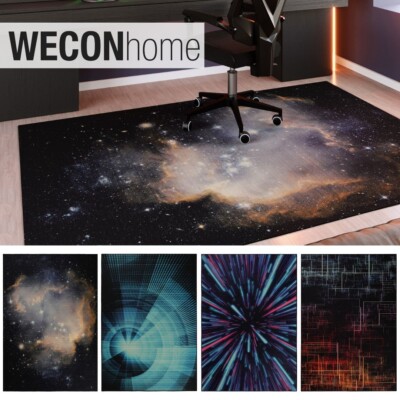Gamer-Teppich für Büro & Zocker: Ideal für Setup   Strapazierfähig, Rutschfest