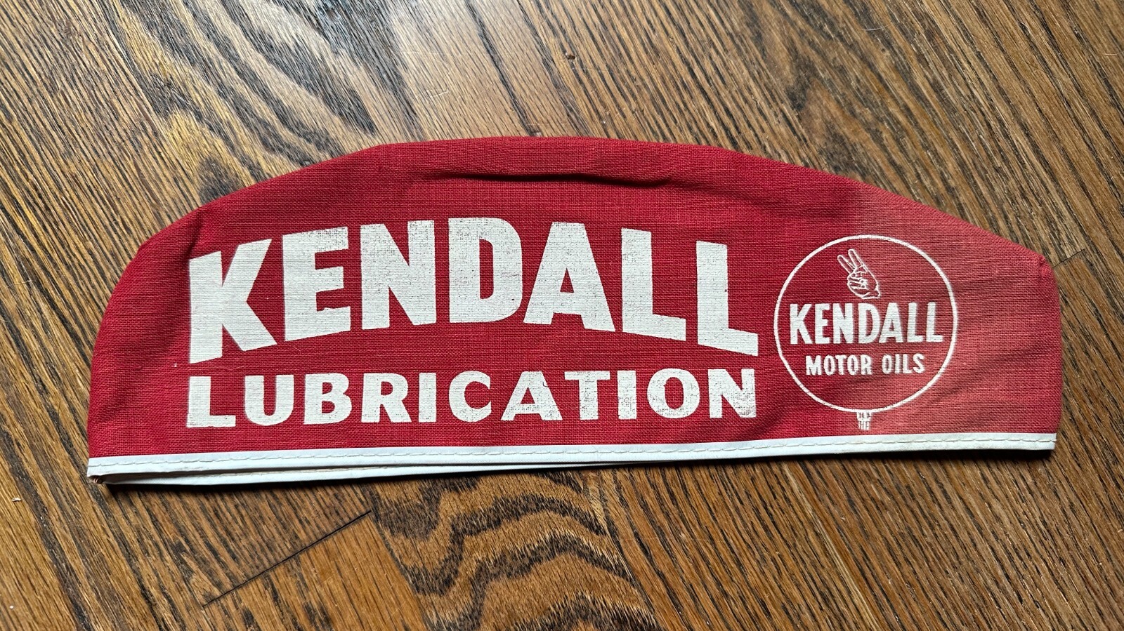 Kendall Motor Oil Lubrication Mechanics cap hat vin… Gem
