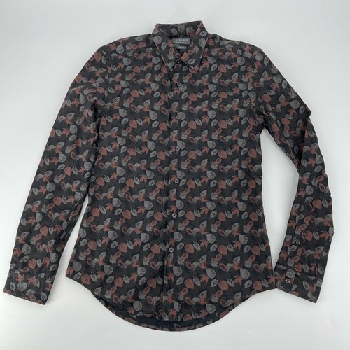 Zara Man Shirt Mens Size Small Black 