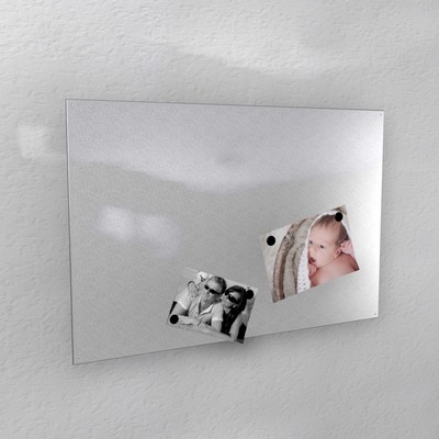 Magnetwand inkl. 4 Magneten - anthrazitgrau grau Magnettafel Memoboard Magnetwand inkl. 4 Magneten - anthrazitgrau grau Magnettafel Memoboard