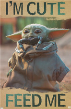 STAR WARS: The Mandalorian Feed Me Poster 22x34 18595