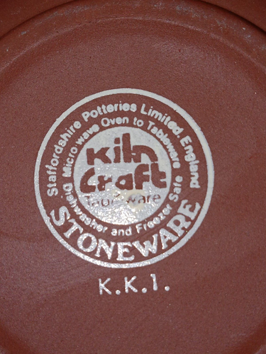 Tazze artigianali in gres forno (2) Staffordshire Potteries Limited Inghilterra blu - Foto 7 di 8