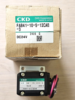 NEW CDK FAB41-10-5-12CAB-3 Solenoid Valve DC24V