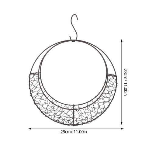 xmas wreath frames Christmas Wreath Frame Plant Holder Moon Wreath Frame - Bild 2 von 11