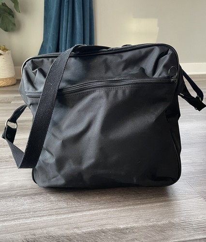 Samsonite Black Travel Carry On Bag Overnight Luggage Duffel 12.5x14 - Picture 3 of 7