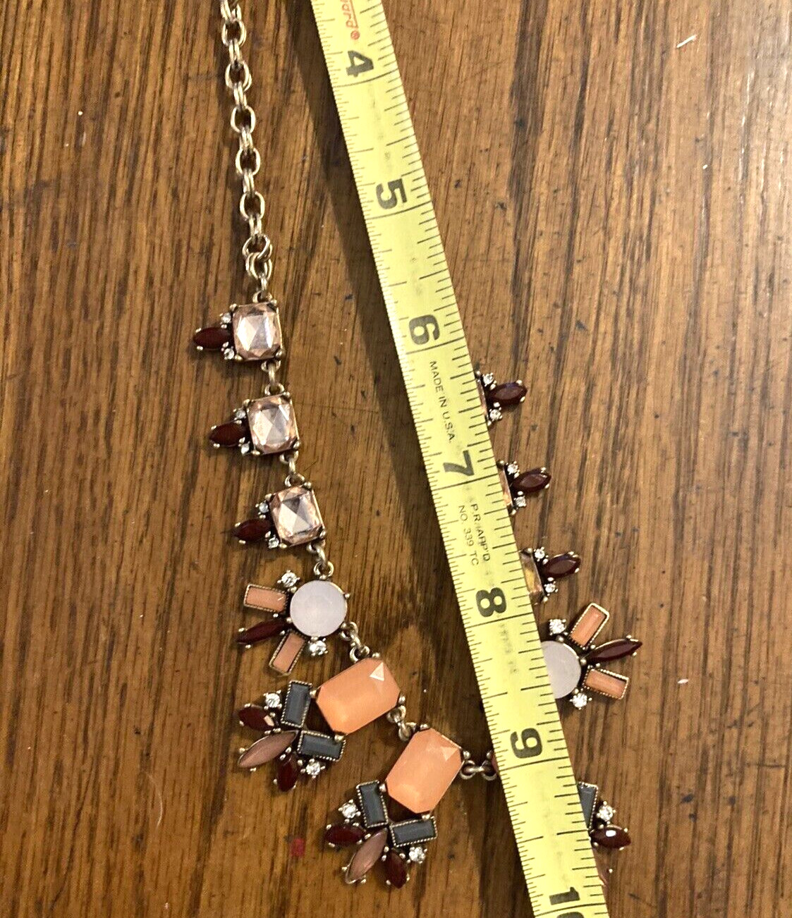 Ann Taylor LOFT Rhinestone Statement Necklace. Be… - image 3