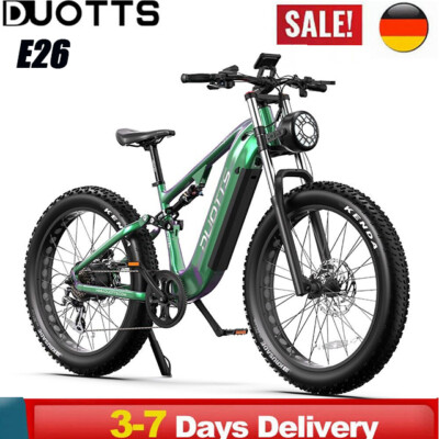 DUOTTS E26 750W Bafang Elektrofahrräd 48V 20AH Samsung Akku 26'' Offroad E-bike
