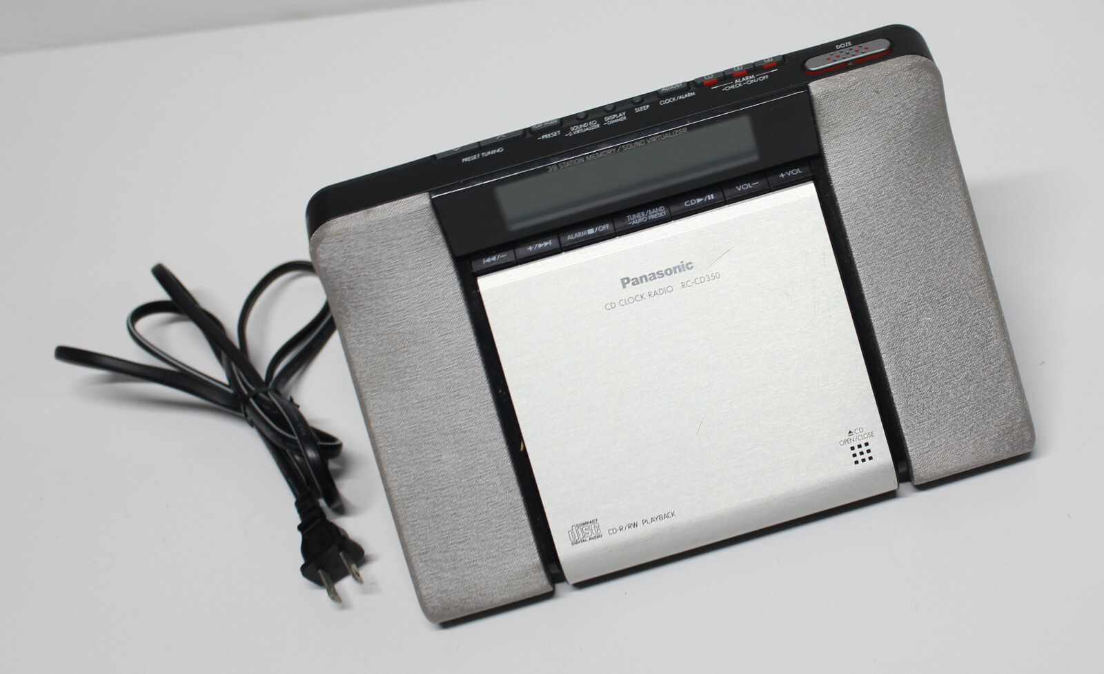 Panasonic AM/FM/CD Player Clock Radio RC-CD350 Stereo | eBay