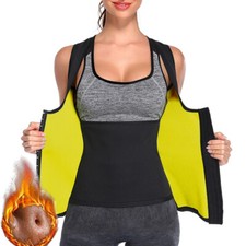 Mujer Fajas Colombianas Reductoras Abdomen Neoprene Sweat Sauna Body Shaper Vest