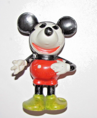 Mickey Mouse 1930s Bisque Toothbrush Holder, Walt Disney; Made in