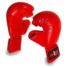 Karate training gloves Red karate competition mitts Red karate WKF style