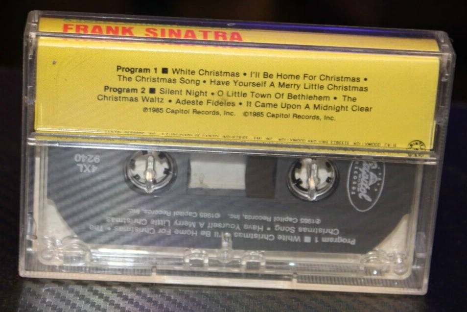 A Jolly Christmas From Frank Sinatra – Audio Cassette – 1985 Reissue – Capitol - Image 2 of 4