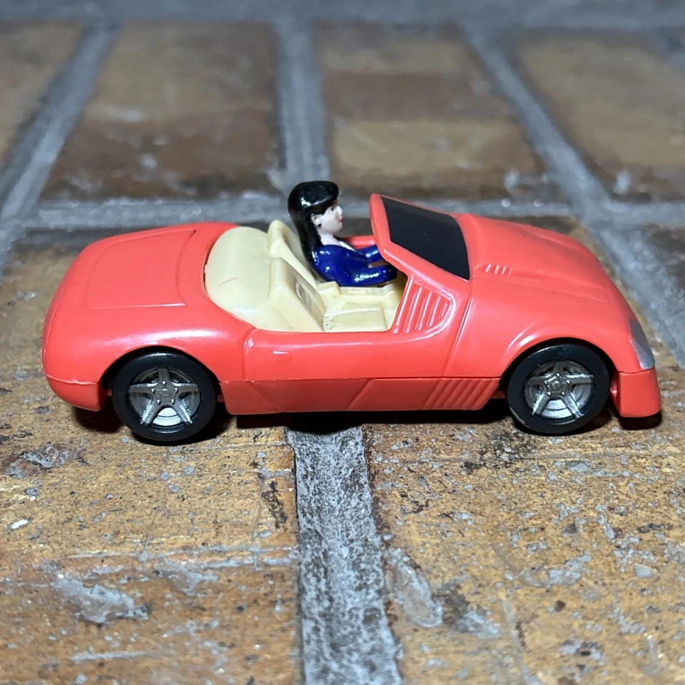 Винтаж ✅ DC Comic Burger King Kids Club Meal игрушка 1997 Красный Трансформируемый Автомобиль ✅Бегает - Изображение 3 из 4