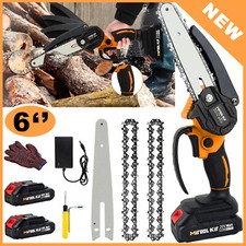 6in Mini Handheld Chainsaw Cordless Electric ...