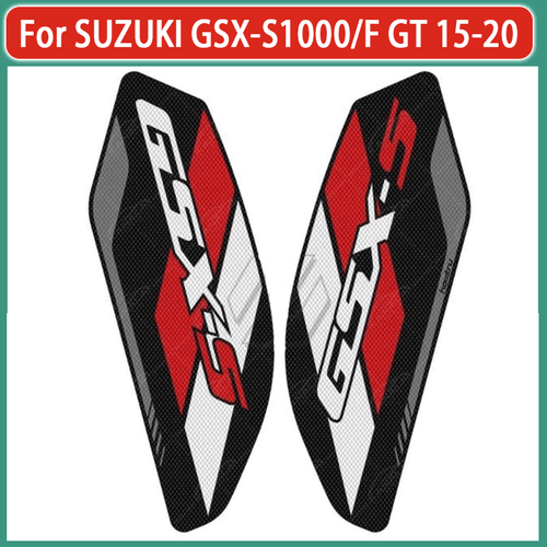 3D Side Tank Pad Protector Decal Stickers Case For SUZUKI GSX-S1000/F GT 2015-20 - Picture 3 of 7