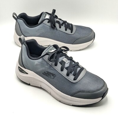 Skechers “Arch Comfort” Men's All-Day Comfort Walking Shoe (Gray