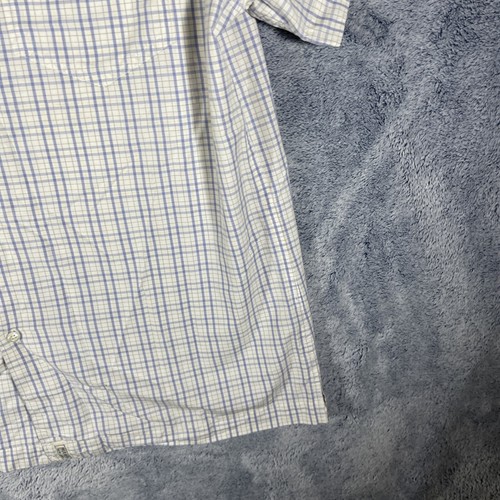Polo Jeans Company De Colección Para Hombre Con Botones Manga Corta Azul Blanco A Cuadros Talla L - Imagen 6 de 18