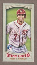 TREA TURNER 2016 Topps Gypsy Queen MINI VARIATIONS RC #64 VAR Rookie Card Logo