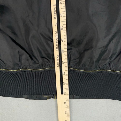 Coogi Jacket Youth Medium Black Yellow Windbreaker Y2K 90s Streetwear Urban Boys - Picture 14 of 16