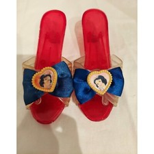 Disney Princess Snow White Girls Dress Up Shoes Halloween Costume Red Child O/S