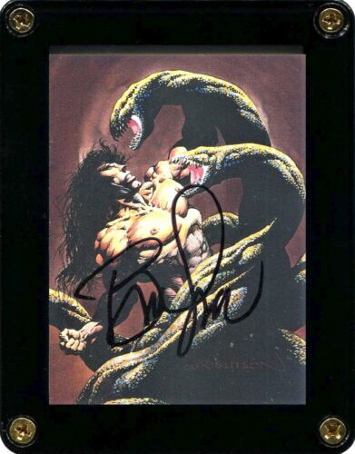 MASTER OF MACABRE TWO "CONAN" CARD 54 SIGNED ARTIST BERNIE WRIGHTSON
