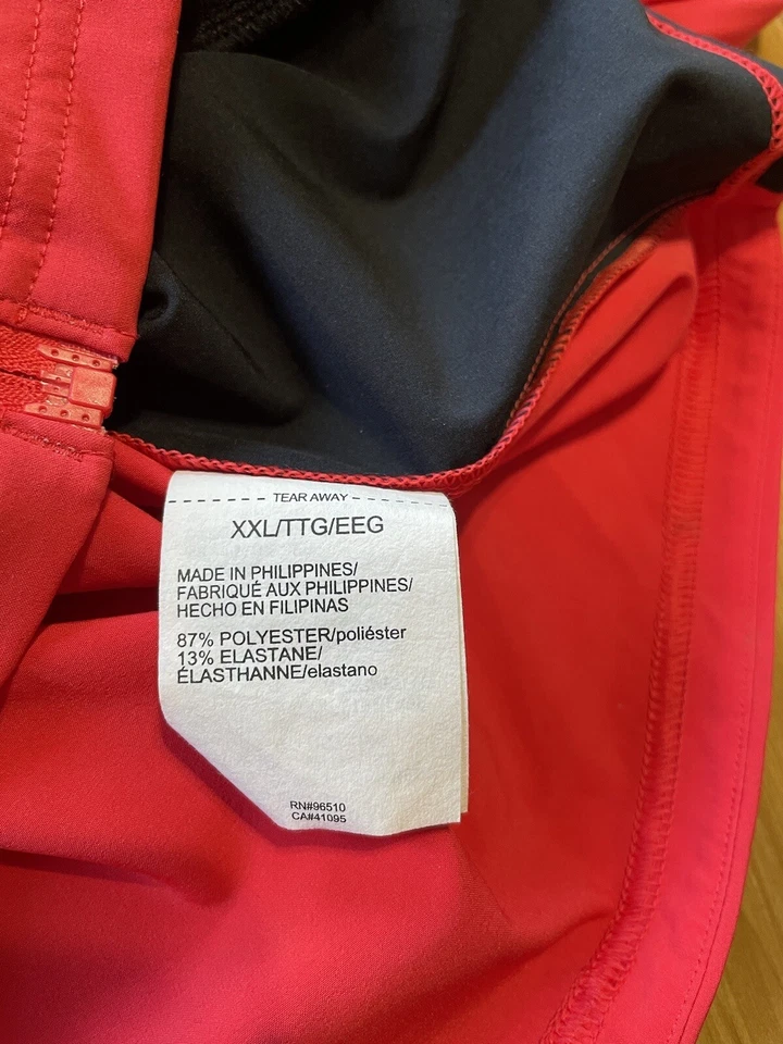 Under Armour Storm Windbreaker Hooded Jacket Loose Fit Full Zip Red XXL Men’s - Image 4 of 4