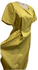Paquito Dress Mustard Yellow Size L AU 12 Brand New Made in Italy Cotton