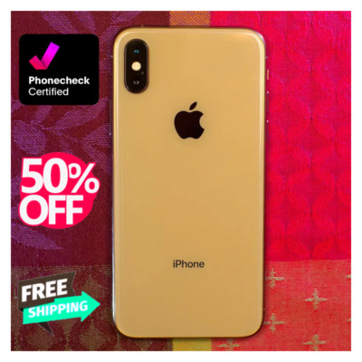 Apple iPhone XS 64/256GB Fully Unlocked AT&T Verizon 5.8'' Screen - Gray / Gold