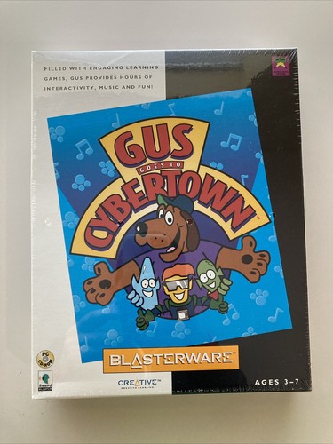 Gus Goes to Cybertown, Vintage PC Software 1994 Factory Sealed