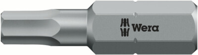 Wera 056341, 840/1 Z Tamper-Proof Hex-Plus BO Bits, 2 x 25 mm