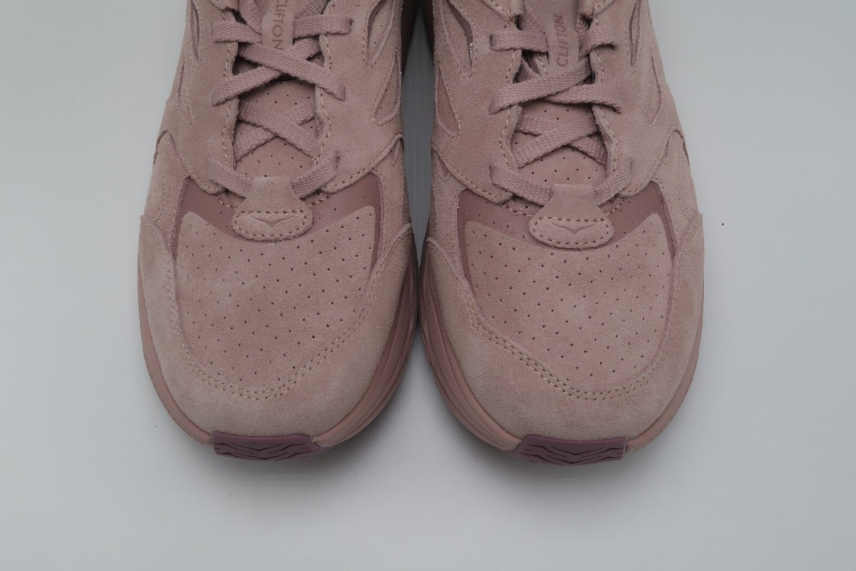 Hoka One One Clifton L Suede Pale Mauve 1122571-PMV size 11 | eBay